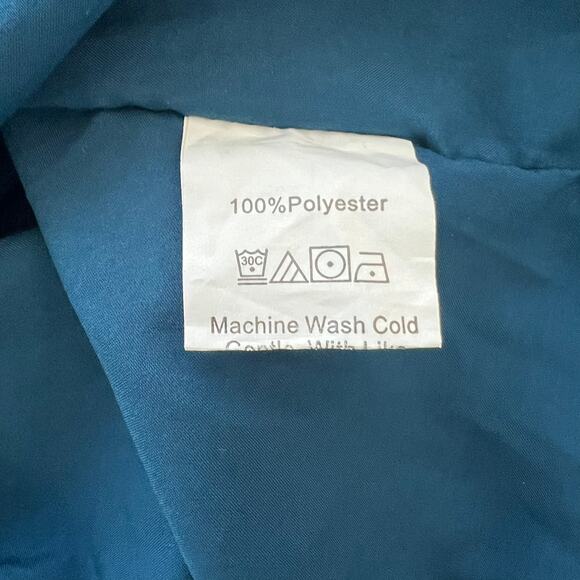 Kirundo Women’s Long Sleeve Blue V Neck Knee Length Dress Size Large - Picture 8 of 9